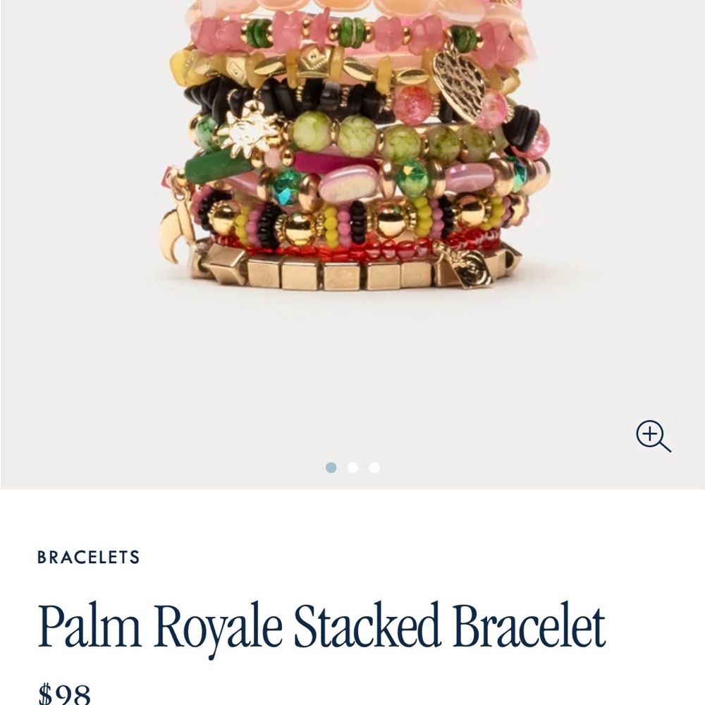 Palm Royale Stacked Bracelet 🌴